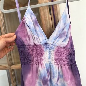 Tie Die Boho Maxi Dress